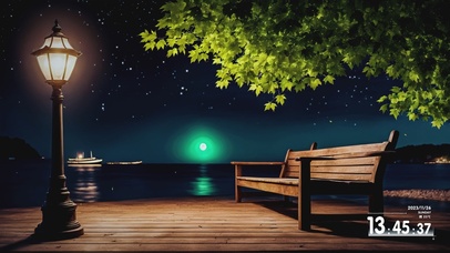 海边夜景