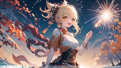 4k夕阳宵宫美少女