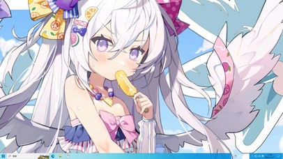 随风自由的少女