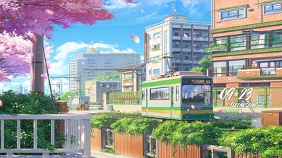 4k樱花城市