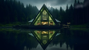 4K静谧光影小屋