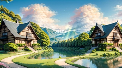 4k青山河流别墅