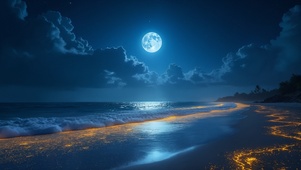 大海夜景