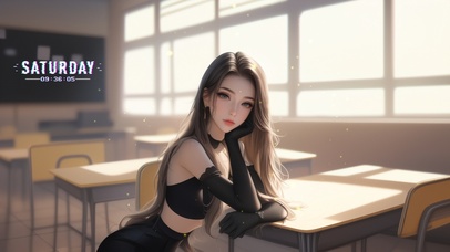 她的气质是一种从容不迫的优雅