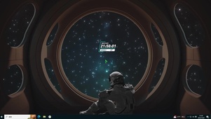 暗夜星河主题