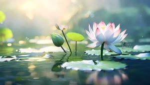 4k文艺荷花