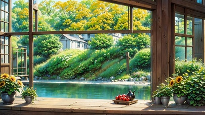 4K夏日乡下小屋