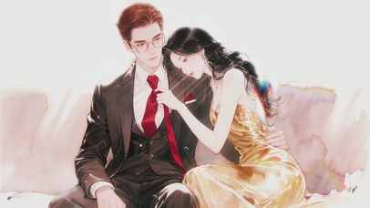 水彩AI美女插画