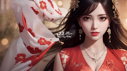 4K唯美清纯古风女神