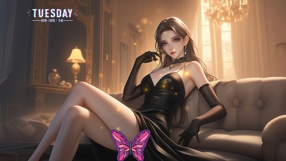 她的声音如同溪水潺潺，清脆悦耳