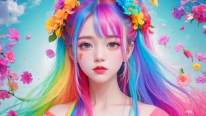 彩虹少女