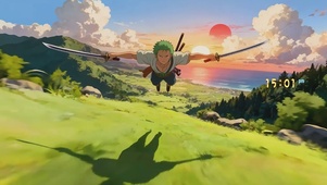 自由飞翔的索隆