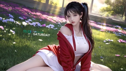 治愈阳光运动少女