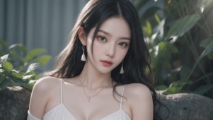 清纯文艺甜美治愈美女