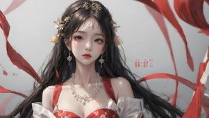 4K唯美古风汉服女孩