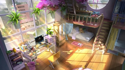 4K唯美治愈动漫卧室房间