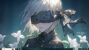 唯美蒙眼少女