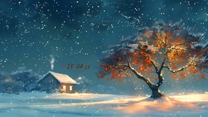 冬天的雪夜