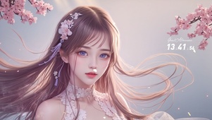 唯美甜美女孩