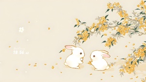 桂花小兔