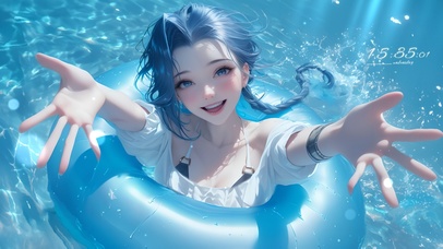 清凉泳池金克斯