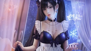 唯美清纯女仆少女