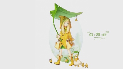 4K超可爱鸭子少女