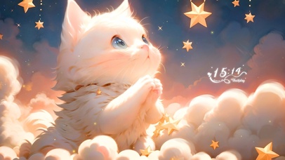 星空祈福猫咪
