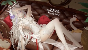 4K白丝长腿美少女