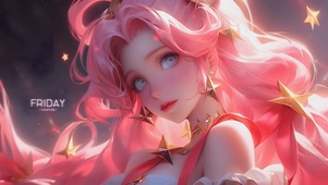 4K闪耀星星少女