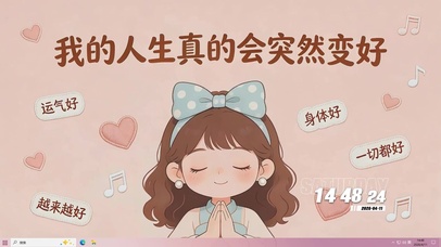 人生突然变好桌面主题