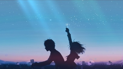 4K浪漫动漫情侣唯美治愈