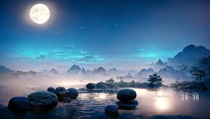 唯美意境山水