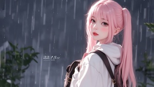 双马尾女生