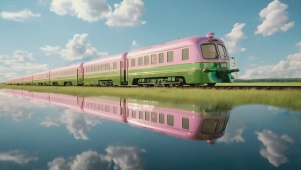 飞驰的火车