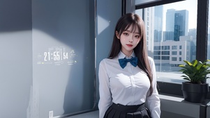 纯欲系小清新制服女孩