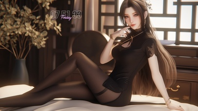 笑容可掬，艳若桃李