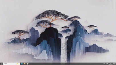 金脉松影-桌面主题