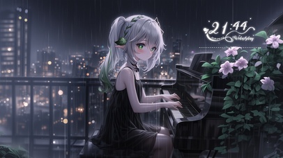 雪墨壁纸丨纳西妲丨幽雨琴影丨