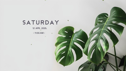 小清新ins风格绿植桌面