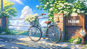 春天的单车