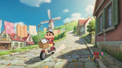 小新带着小白去兜风