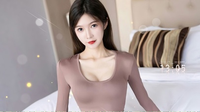 4K性感清纯苗条美女