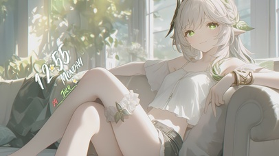 二次元甜美治愈女孩