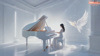 弹钢琴的女孩