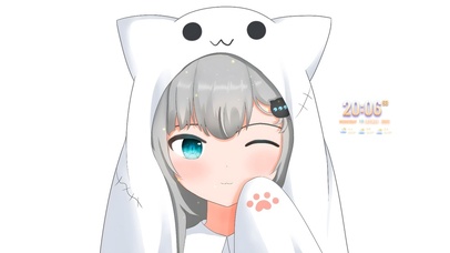 可爱猫耳少女猫羽雫