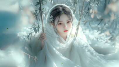 仙气飘飘的少女