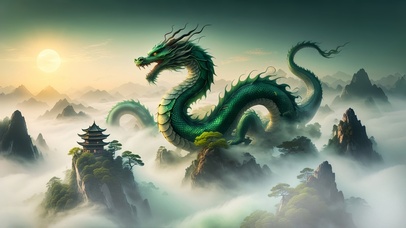 四大圣兽之青龙(其他动态壁纸) - 动态壁纸下载- 元气壁纸