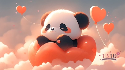 云端可爱小熊猫