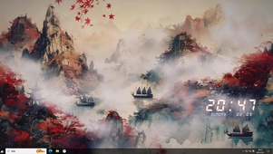 古风风景AI壁纸-桌面主题